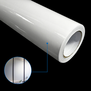 Buena absorbencia de tinta de Color <span class=keywords><strong>blanco</strong></span> estática de vidrio de la ventana se aferra película de <span class=keywords><strong>vinilo</strong></span> - Product Image 1