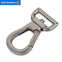 Mousqueton pivotant robuste en alliage métallique de 38 mm (1,5 pouce) pour harnais et laisses de chien