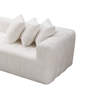 Canapé modulaire en tissu de 107,9 pouces avec chaise longue en forme de L, ensemble de meubles modernes et minimalistes, canapé d'angle pour salon - Product Image 6