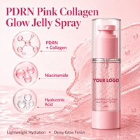 Sérum Brume Rose Vegan PDRN Collagène 2-en-1 Effet Bonne Mine 30ml – Hydratant Longue Durée et Illuminateur de Teint 30ML