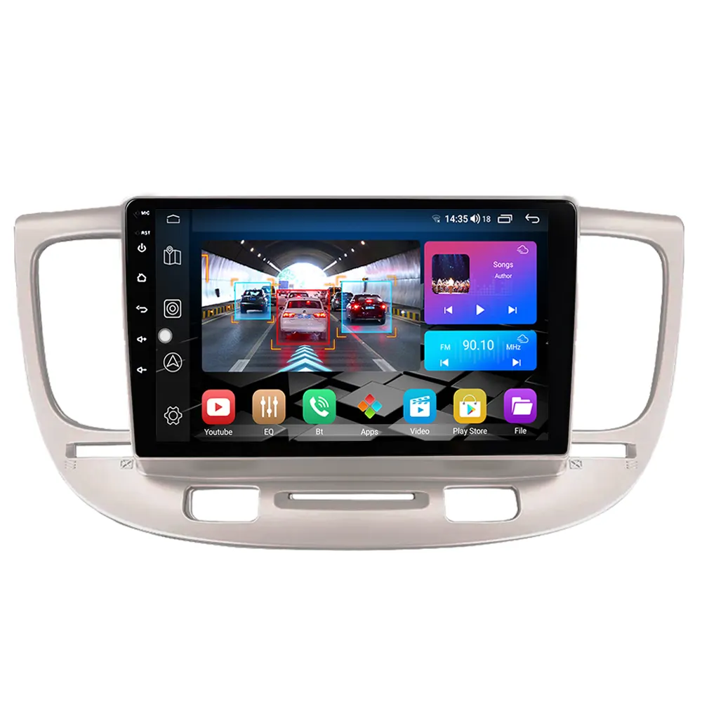 Lehx L6 Pro 8Core 4G 5G Wifi 2 Din Android Auto Stereo Autoradio Multimedia Voor Kia Rio 2 2005 - 2011 Carplay Gps Radio
