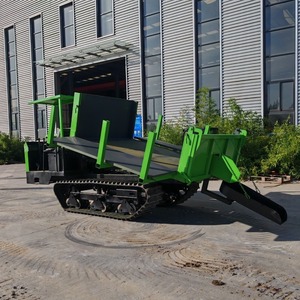 Mini Dump Truck 500kg 800kg 1 Ton Dump <b>Trailer</b> Crawler Dump Mini Rubber Track - Product Image 4