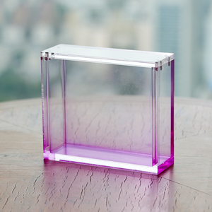 <strong>Wholesale</strong> Custom Gradient Acrylic <strong>Panini</strong> Mosaic Blaster Box Protector Magnetic Lid Portable Water Resistant for Sports <strong>Card</strong> - Product Image 5