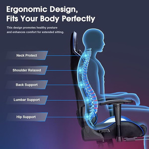 HOT <span class=keywords><strong>Gamer</strong></span> Estación DE TRABAJO Reclinable Cockpit Zero Gravity Gaming Computer Chair Work and Play in Style Cockpit Gaming Chair - Product Image 4