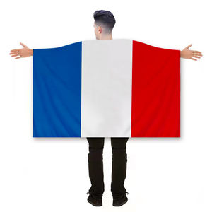 Drapeau de supporter français 2026, 3x5 pieds, 100% polyester, pour match de football, événement, drapeau de l'équipe de football de France, drapeau corporel - Product Image 3