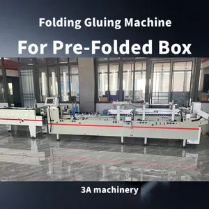 CQT-800DYZ Pre-Folded Folder Gluer Box Making Machine