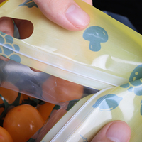 Op maat bedrukte composteerbare recyclebare PLA-rits-shoppingszakken van mat aluminiumfolie voor voedsel, biologisch afbreekbaar, op maat gemaakte kleur en maat