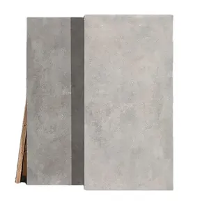 1200x600白色和灰色哑光乡村瓷砖，用于地板和墙壁600x1200mm白色烧结石材地砖