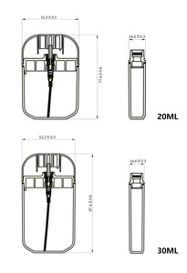 Giá tốt nhất nhà máy bán New phong cách <span class=keywords><strong>Mini</strong></span> Pocket Nước hoa <span class=keywords><strong>Mist</strong></span> Spray Chai hình vuông giống như một thẻ tín dụng - Product Image 5