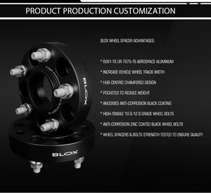 Adaptadores espaciadores de rueda OEM ODM 20-50mm PCD 5x127 CB 71,6mm para Jeep Wrangler <span class=keywords><strong>Grand</strong></span> Cherokee Commander <span class=keywords><strong>M1</strong></span>/2 o 14x1,5 - Product Image 6