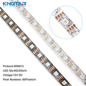 Tira de Luces LED RGB Direccionables DC12V SK6813, 60 Leds/M, IP67 Impermeable, de Cobre, Cortable, <span class=keywords><strong>para</strong></span> Iluminación Ambiental Residencial y de Bodas - Product Image 4