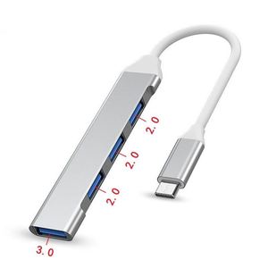 X415 4-<b>Port</b> USB 3.0 <b>Hub</b> Docking Station Adapter Type C to USB <b>Hub</b> for Macbook Laptop Mobile Phone & Ipad Stock Available - Product Image 3