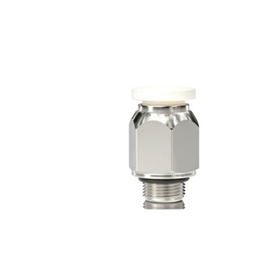 ข้อต่อแบบตรงชนิดเกลียว Dde Dade Pneumatics Pc G ขนาด 4 6 8 10 12 14 16 มม. ชุบทองแดงเคลือบนิกเกิล พลาสติก - Product Image 2