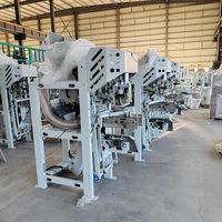 Machine d'emballage semi-automatique pour poudre sèche, ensacheuse de sacs à valve 10-50 kg pour le remplissage rapide et quantitatif de poudre de ciment dans les sacs à valve