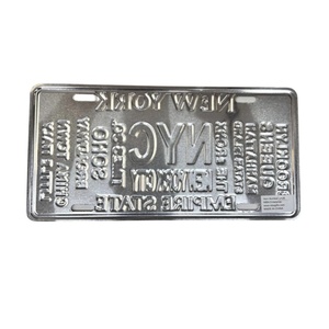 Plaques d'<span class=keywords><strong>immatriculation</strong></span> en aluminium répliques personnalisées et uniques ; panneaux métalliques avec des motifs des États-Unis ; décoration murale et cadeaux - Product Image 5