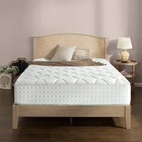 Matelas hybride en mousse à mémoire de forme et ressorts ensachés de style royal européen, taille personnalisée, hypoallergénique, design traditionnel pour villa et maison
