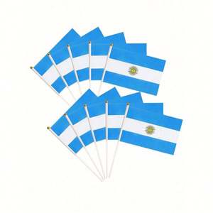 Wholesale Custom <b>Mini</b> <b>Hand</b> Held Australia Flags Small Stick Waving National Country Flag Promotional Event Party Supplies Nylon - Product Image 2