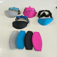 Lunettes de natation de plongée personnalisables en néoprène avec plusieurs couleurs au choix