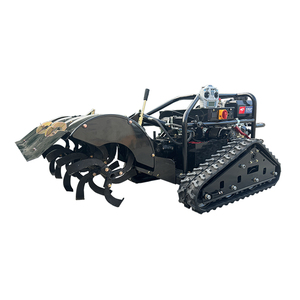 Componente Principale per Agricoltura: Micro <span class=keywords><strong>Motozappa</strong></span> Diesel con Avviamento, Telecomandata per Sarchiatura, Scavo e Dissodamento del Terreno - Product Image 2