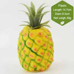 Décor de fête fruits artificiels décoration de supermarché photographie arrière-plan accessoires <span class=keywords><strong>faux</strong></span> <span class=keywords><strong>ananas</strong></span> en plastique <span class=keywords><strong>ananas</strong></span> - Product Image 4
