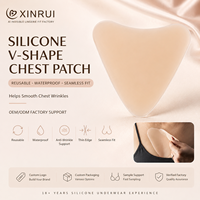 Patch de poitrine Transparent chaud imperméable réutilisable Anti-rides Patch de levage en Silicone pour les femmes