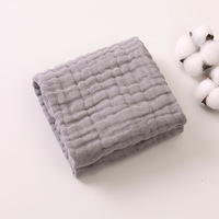 Bavoirs anti-bave pour bébés en mousseline 6 couches à séchage rapide, 100 % coton, antibactériens, avec fermeture auto-agrippante