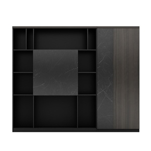 Luxury Modern <b>Open</b> President Style Wooden Office Furniture Filing Cabinet Manager Storage Cabinets for Home Use - Product Image 3