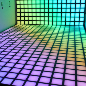 Trong nhà kích hoạt gạch lát sàn phòng chơi game Mega Relay pixel lưới 30x30cm tương tác LED ánh sáng hoạt động cảnh sàn - Product Image 6