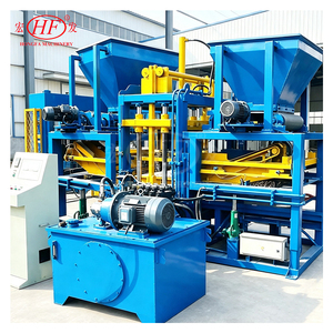 Cost-effective QT4-15C Block Making Machine Paver Hollow Brick For Building Material Workshops With 2000-8000m² Floor Area