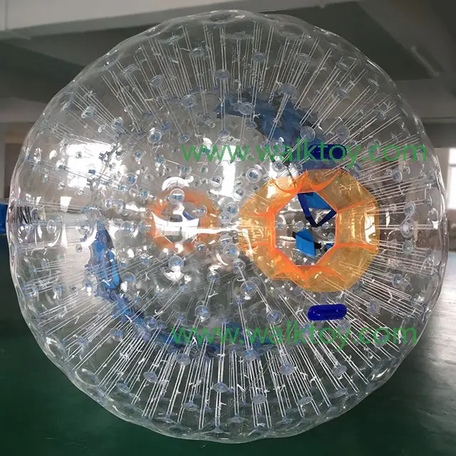 Aufblasbare TPU/PVC glänzende rollende Kugel mit leichter Blase Zorb Ball Preis für Kinder amüsante Parks