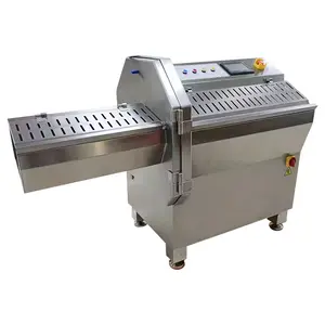 Commercial Bacon Ham Frozen Meat Slicer Automatic Bacon Sausage Beef Cutting Machine