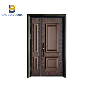 Пуленепробиваемая защитная дверь, входная дверь, железная кованая дверь, Литые алюминиевые двери