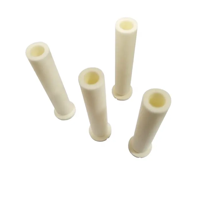 Custom High Temperature Ivory High Purity 99% Ceramic Al2O3 Pipe Alumina Ceramics Tube