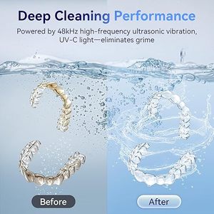 Comprimés nettoyants pour aligneurs dentaires en plastique, sûrs, sans résidus, nettoyant effervescent pour appareils orthodontiques, formule extra forte pour - Product Image 4