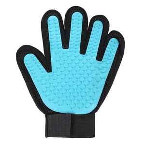 Guantes Revitalizantes para el Cuidado de Mascotas, Azules, de Doble Cara, para Eliminar el Pelo de Perros y Gatos, Masaje - Product Image 5