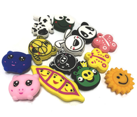 Amortisseurs de vibrations pour balles de tennis, design cartoon, silicone, haute élasticité, logo personnalisé