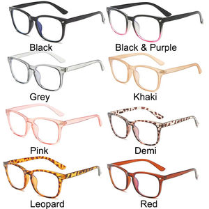 Classic Newest Square Computer Custom Logo Óculos Reduzir Eye Strain Mulheres Homens Black Blue Light Blocking Óculos - Product Image 4