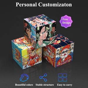 <span class=keywords><strong>Photo</strong></span> personnalisée 3x3 <span class=keywords><strong>cube</strong></span> magique 3x3x3 autocollant impression UV logo publicitaire personnalisé 3d en plastique puzzle <span class=keywords><strong>cube</strong></span> jouet pour la promotion - Product Image 6
