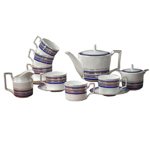 Service à café en porcelaine fine de style européen, tasses à café vintage de style britannique, tasses à café créatives pour publicité et cadeaux de fêtes - Product Image 5