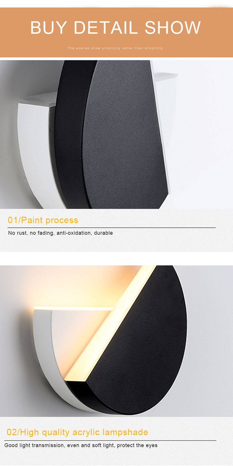 New Exotic Lights Lunar Eclipse Wall Lamp Indoor Living Room Decoration Lighting 360 Degree Rotation Night Light