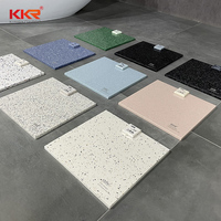 Comptoirs de cuisine et de salle de bain KKR, panneau mural en acrylique, matériau de construction, pierre artificielle, surface solide, design moderne