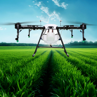 YOUJIA Drone de protection des plantes par pulvérisation de pesticides Drone d'engrais insectifuge agricole Drone agricole