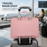 Sac pour ordinateur portable multifonctionnel personnalisable de 13, 14 et 15,6 pouces en polyester imperméable avec bandoulière pour la protection des tablettes et des ordinateurs portables