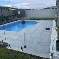 SS2205 Collier de fixation pour garde-corps de piscine en verre pour projets côtiers et intérieurs