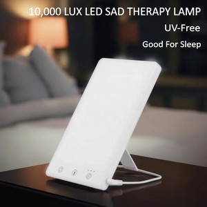 Lampe LED portable GQ-L1 pour la thérapie par la lumière naturelle, 10000 lux, sans UV, pour améliorer l'humeur hivernale - Product Image 2