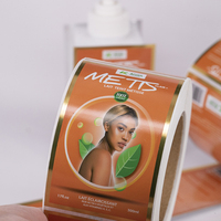 Autocollants en vinyle mats faits à la main, autocollants adhésifs étanches, personnalisés, étiquettes d'emballage de bouteilles, pour lotion, pour le soin de la peau, en rouleau