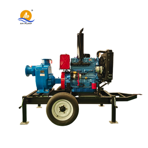 農場灌漑用移動式遠心自吸式6インチディーゼルウォーターポンプ - Product Image 4