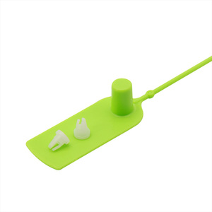 Sceaux de sécurité inviolables en plastique ZL-200 non réglables à verrouillage automatique avec fermoir, diamètre 2 mm, pour vêtements, bagages, chaussures - Product Image 2