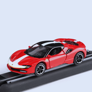 Nouveau style 2025 : Voiture miniature en alliage moulé sous pression 1:64 avec rail coulissant plat, modèle sport, décoration intérieure de voiture, idéal pour présentation, cadeau pour petit ami - Product Image 2