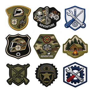 Patchs tactiques multi-matériaux en gros, patchs en métal et brodés à fixation auto-agrippante, 3" x 5", patchs de moral personnalisés - Product Image 5